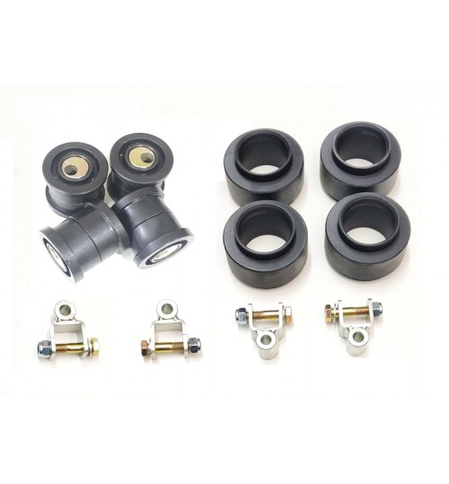 SJ-08C : KIT calços de suspensão p/ JIMNY c/ 2 polegadas + KIT de buchas de caster