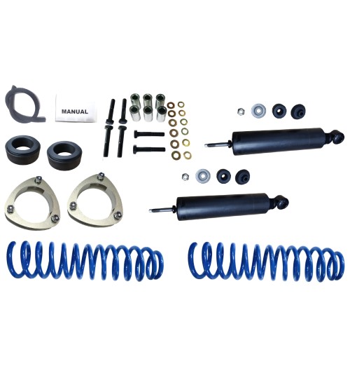 SGV-05B: Kit de suspensão GM Tracker até 2009 ou Gran Vitara 1999 a 2003 +2 polegadas (5cm) 