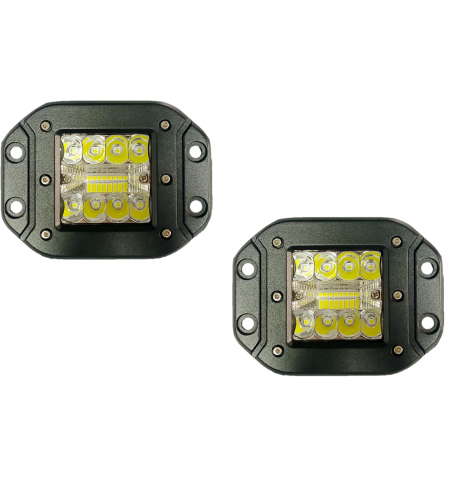 E01-60W: Farol de embutir de Led 60 Watts - O par