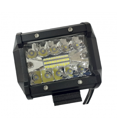 V06-60W: Farol Milha de Led Quadrado 4" 60 Watts - Valor unitário