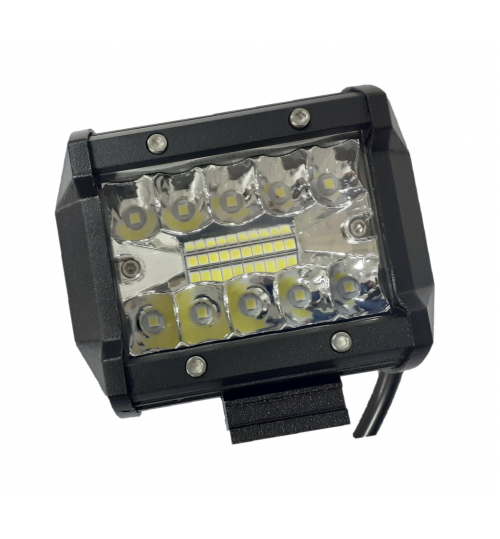 V06-60W: Farol Milha de Led Quadrado 4" 60 Watts - Valor unitário