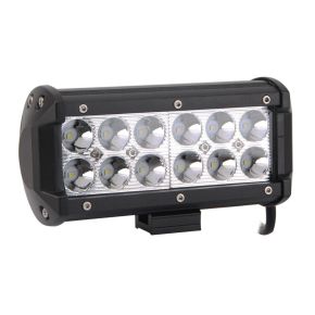 V06-36W: Barra Led Reta 17cm / 6,6" 36 Watts p/ Quadriciclos, Off Road, veículos 4X4 e Tratores