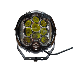 V227-48W-white: Farol de milha 5" 48 Watts iluminação branca e lanterna amarela nas laterais - Valor unitário